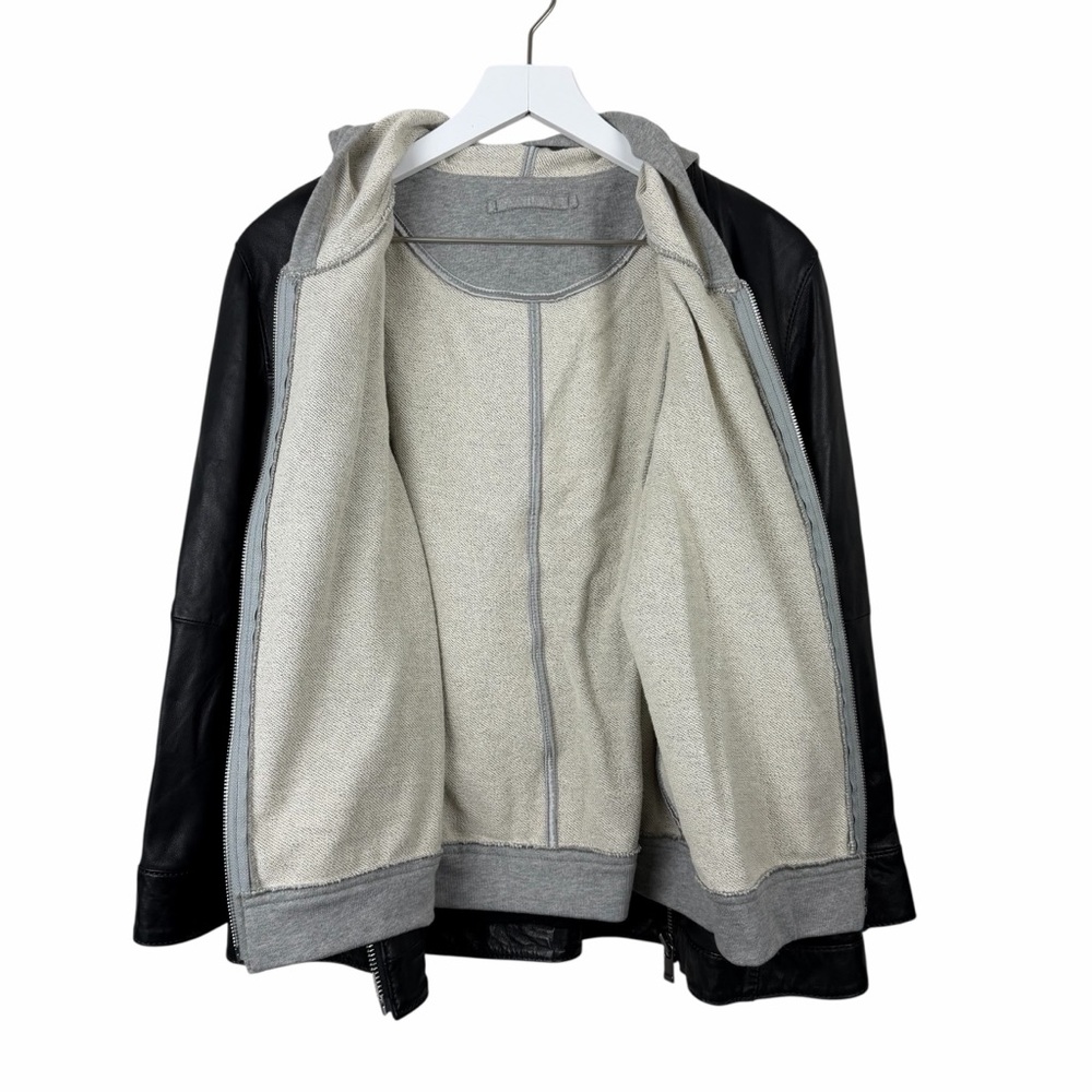AS by DF 100% Leather Bomber Jacket - Size‎ L - Picture 3 of 11